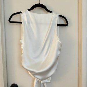 Zara silk top, new with tags